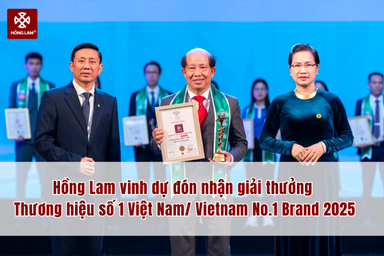 Tự hào thương hiệu Việt: Hồng Lam đón nhận danh hiệu ‘Thương hiệu số 1 Việt Nam 2025’